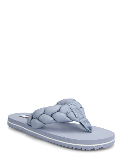 Tommy Hilfiger Braided Thong Beach Sandal Blue 36