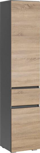 Garderobeskap uten speil Hudnall garderobe 38x35 cm høy Natur,Antracit -