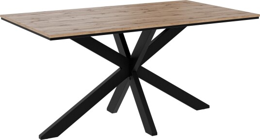 Kovrel Spisebord 160 cm Rektangulær - Svart/Brun