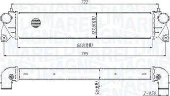 Intercooler MAGNETI MARELLI 351319205300