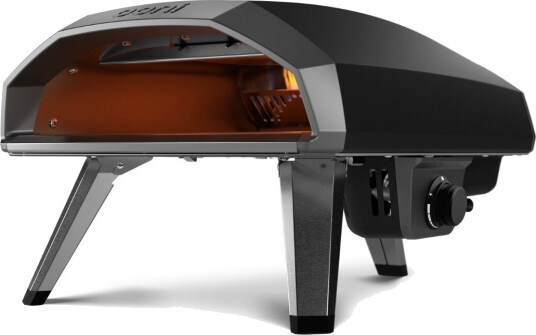 Ooni Koda 2 Gassdrevet Pizzaovn 14" Svart med Termostat - Maks 500 °C