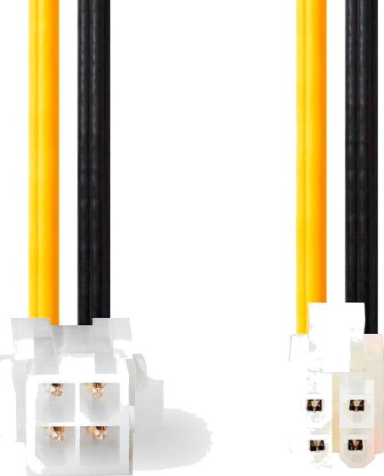 Nedis intern PC-strømkabel P4 hann/hunn