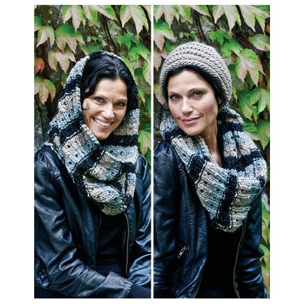 Rico Creative Glühwürmchen Opskrift Strikket Lue og Halsrør Mary