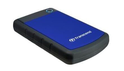 Transcend StoreJet 25H3 Ekstern Harddisk 4 TB USB 3.1 Marineblå Transcend StoreJet 25H3 Ekstern Harddisk 4 TB USB 3.1 Marineblå