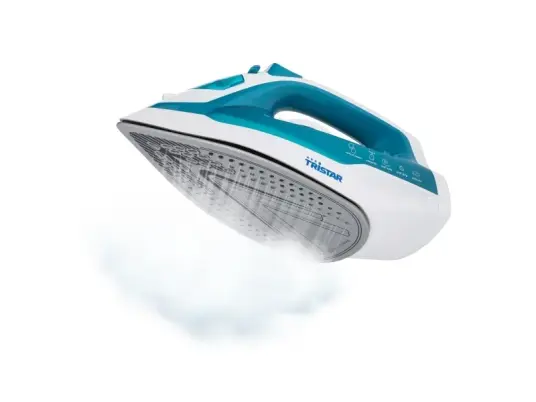 Tristar St 8320 Dampstrykejern Keramisk Strykesåle 1,9 M 70 G/Min Turkis Hvit 25 G/Min