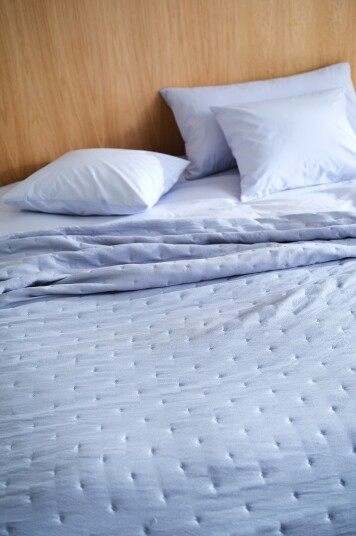 Jotex 260 Calm Sengeteppe Lysblå Bedspread 16650211778 Jotex 260 Calm Sengeteppe Lysblå Bedspread 16650211778