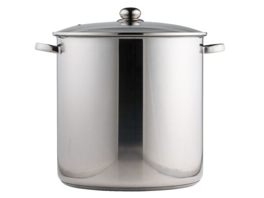 Funktion Stor Gryte 30 Liter Rustfri med Glasslokk Funktion Stor Gryte 30 Liter Rustfri med Glasslokk