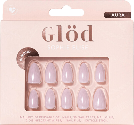 Glöd Sophie Elise Gel Nails Almond Aura Glöd Sophie Elise Gel Nails Almond Aura