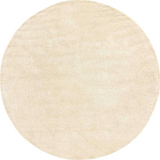 Rundt teppe Celina Natural Cotton Shaggy off white/beige Størrelse: Ø 240 cm Rundt teppe Celina Natural Cotton Shaggy off white/beige Størrelse: Ø 240 cm