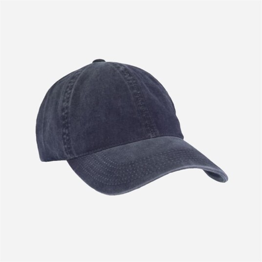 Varsity Navy Washed Cotton - Soft Front Blå S