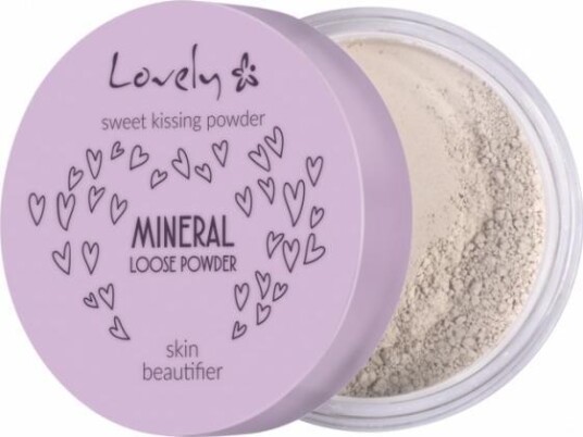 Lovely Lovely_Sweet Kissing Powder Mineral Loose Powder Skin Beautifier Gjennomsiktig Svært Mattende Mineralfikser For Ansiktet 5,5G
