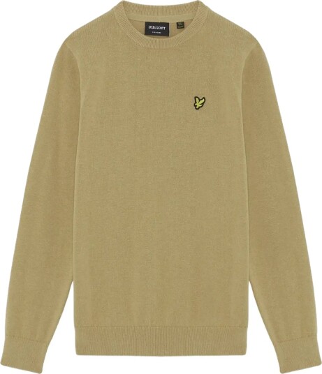 Lyle & Scott Cotton Crew Neck Jumper Beige 128 134