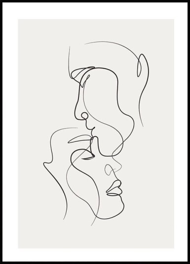 Shapes Line Art No. 3 Plakat Plakat / 21x30cm