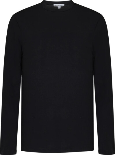 James Perse Herre Topper Svart S, James Perse Herre Topper Svart S,