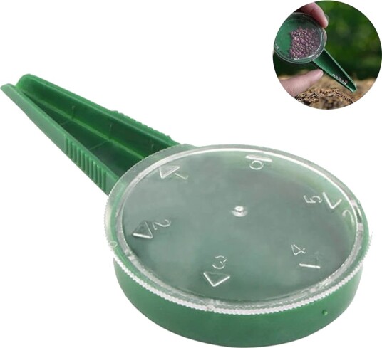 5-trinns manuell frøspreder Hagesåmaskin Frødispenser 5-trinns manuell frøspreder Hagesåmaskin Frødispenser