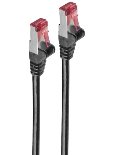 S/Conn Maximum Connectivity Netzwerkkabel-Patchkabel Cat 6A S/Ftp Pimf Halogenfrei Ghmt-Zertifiziert Schwarz 0,25M (75711-A0.25S)