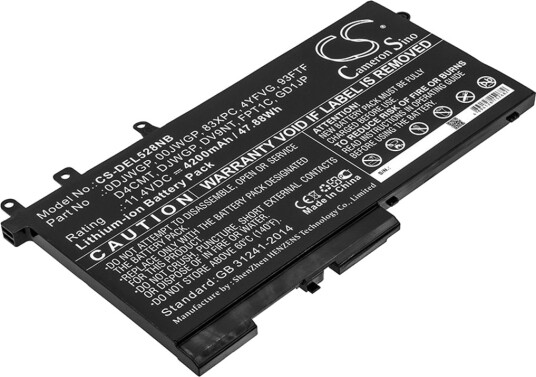 Batteri til DELL Latitude 12 5290 etc