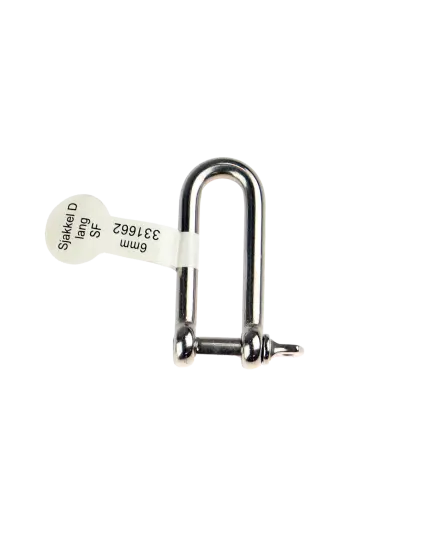 CAL Sjakkel D   Lang   Syrefast   1/4"   6 mm