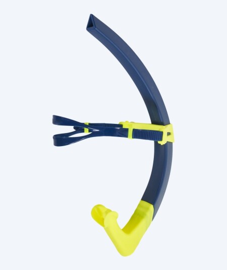Aquasphere centersnorkel til barn - Focus Small Fit (4-14 år) - Mørkeblå/gul Aquasphere centersnorkel til barn - Focus Small Fit (4-14 år) - Mørkeblå/gul
