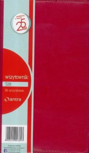 Antra Visittkortholder 96 Trefelt 728 Rød 233371 Antra Visittkortholder 96 Trefelt 728 Rød 233371