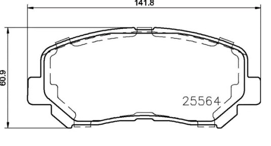 Bremseklosser BREMBO P 37 019