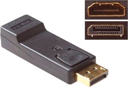 Advanced Cable Technology Ab3985 Displayport Til Hdmi Svart Videokabeladapter Ab3985