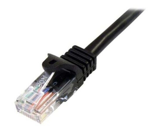 StarTech 2m Snagless Cat 5e UTP Nettverkskabel RJ-45 Svart