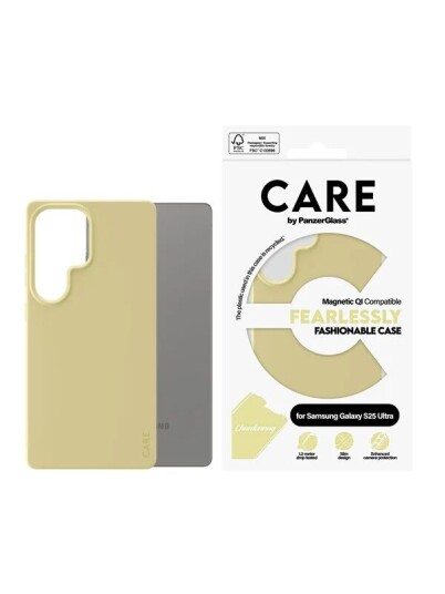 CARE by PanzerGlass Chardonnay Silikondeksel Qi Kompatibel for Samsung Galaxy S25 Ultra