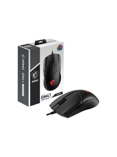 MSI CLUTCH GM41 LIGHTWEIGHT - mouse - USB - Mus - Optisk - 6 - Svart