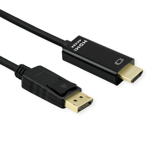 ROLINE DisplayPort to UHDTV Cable, ROLINE DisplayPort to UHDTV Cable,