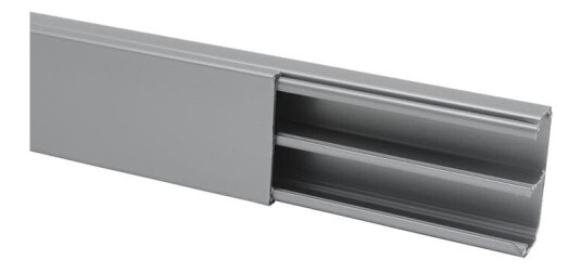 Plasfix 3603 7G Kabelkanal skruefesting med lokk 2 m 35 x 16 mm aluminium Installasjonsmaterial
