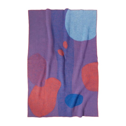 Layered Secret garden ullpledd 130 x 200 cm Purple