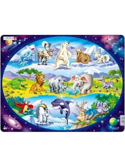 Larsen Puzzles Animals of the world