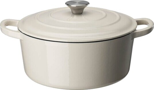 Sabor   Basic støpejernsgryte 4,2L krem