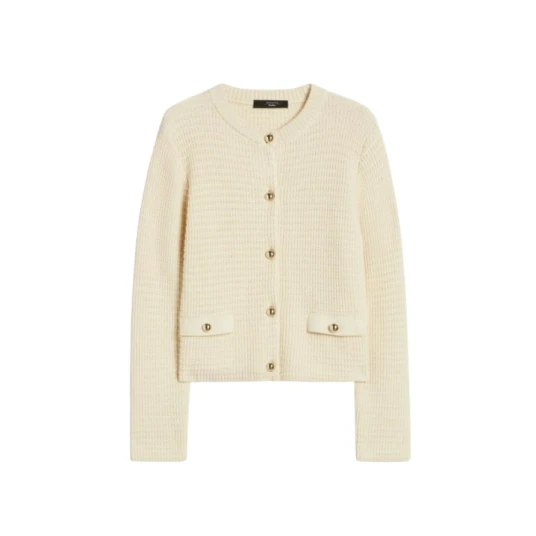Weekend Max Mara Dame Strikkevarer Beige L,