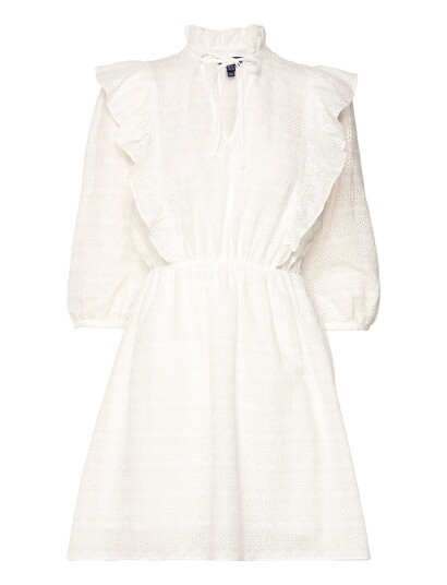 GANT D2. Broderie Anglaise Dress |Vit |40