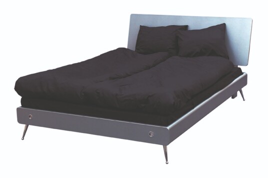 Tenzo Belair sengeramme Alu metal grey 90 x 200 cm Grå
