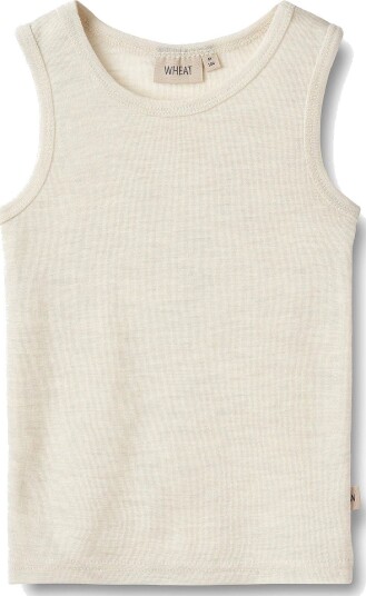 Wheat Wool Singlet Iggy   EGGSHELL MELANGE   140