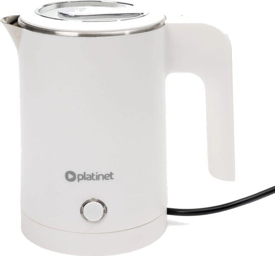 Platinet Vannkoker 0,6L 600W Kobber Hvit [46058]