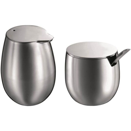 Bodum  Columbia sukker fløtesett krom