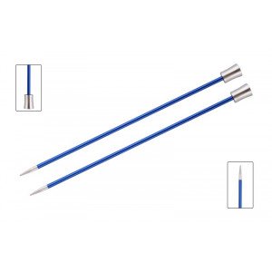 KnitPro Zing Strikkepinde / Jumperpinde Messing 30cm 4,00mm / 11.8in U