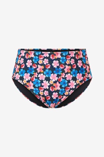 Zizzi - Bikinitruser caAnne Hw Brief Aop - Flerfarget