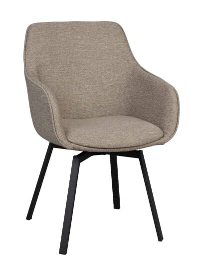 Rowico Home Alison spisestuestol Mørk beige/svart Beige