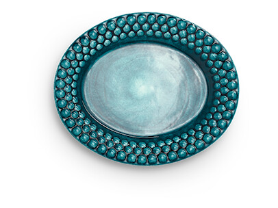 Mateus Oval Tallerken Bubble Ocean 20 cm