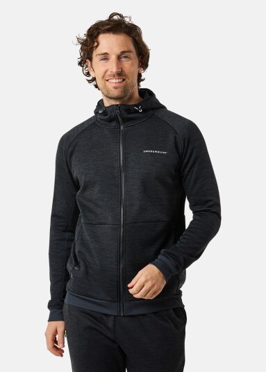 Swedemount Training Logo Zip Hood Ii Charcoal Melange/Charcoal Mela S Hoodies