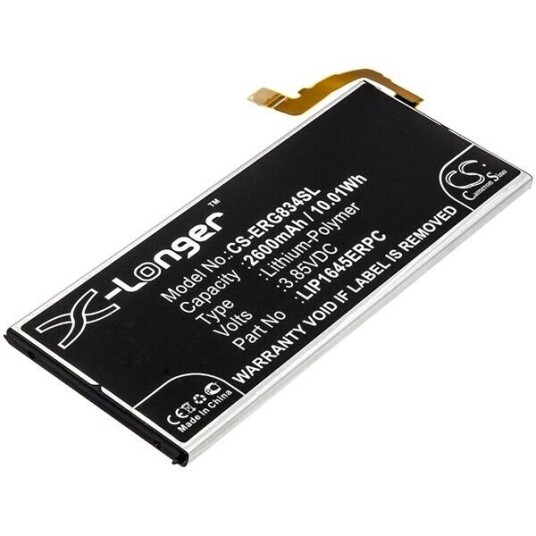 Sony SO-01K batteri (2600 mAh 3.85 V, Sort)