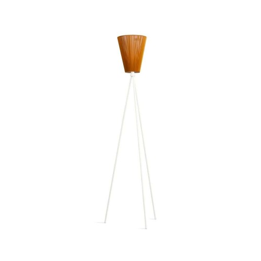Northern - Oslo Wood Gulvlampe Hvit/Caramel