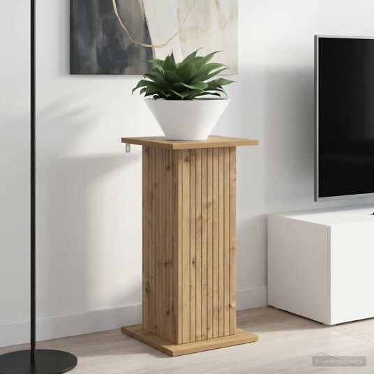 vidaXL Planteholder Artisan eik 30,5 x 30 x 60,5 cm Konstruert tre