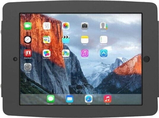 Maclocks Veggfeste for iPad 10.2" med Låsbar Aluminium Innhegning