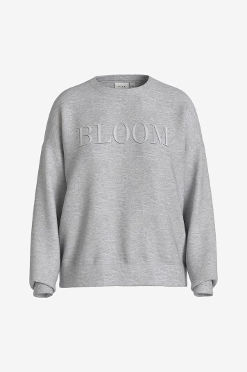 Vila Collegegenser viReflect Detail Sweatshirt / LN Grå Vila Collegegenser viReflect Detail Sweatshirt / LN Grå